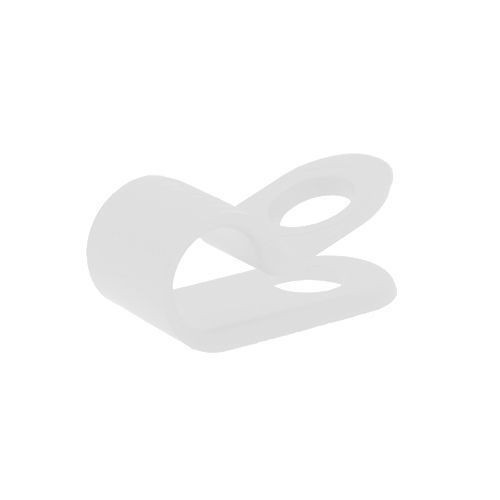9/16" Natural Nylon P Clips for Cable Fixing