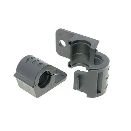 Nylon P Clamps for Cable Fixing, 8.4mm Hole Size