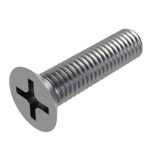 M3 x 14mm Phillips (PH1) Countersunk Screw (DIN 965H) | Marine Grade A4 Stainless Steel