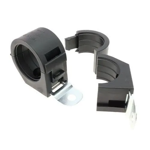 Nylon P Clamps for Cable Fixing, 10.4mm Hole Size