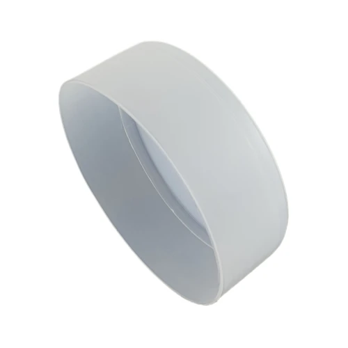 18mm Pipe End Caps, 18mm Height, Natural LDPE