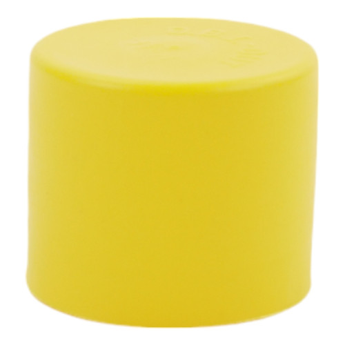 116.1mm x 35mm Pipe End Cap (Yellow) | Recycled LDPE