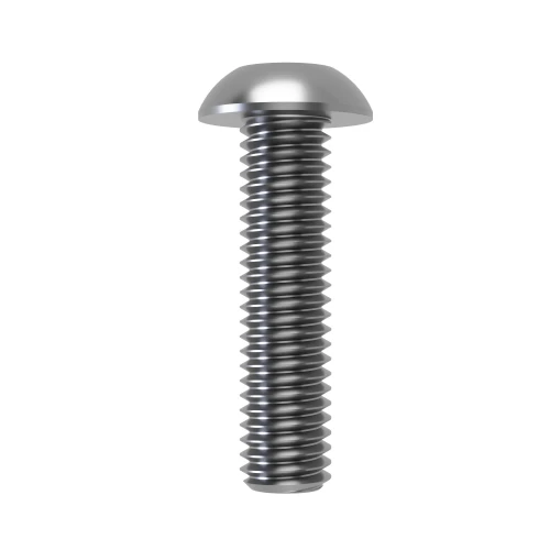 M10 x 20mm - Pin Hex Socket Button Screws ISO 7380 - A2 Stainless Steel