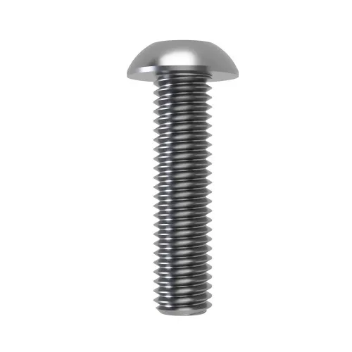 M5 x 50mm Pin Hex Button Screw (2-Way Tamper Proof) | A2 Stainless Steel