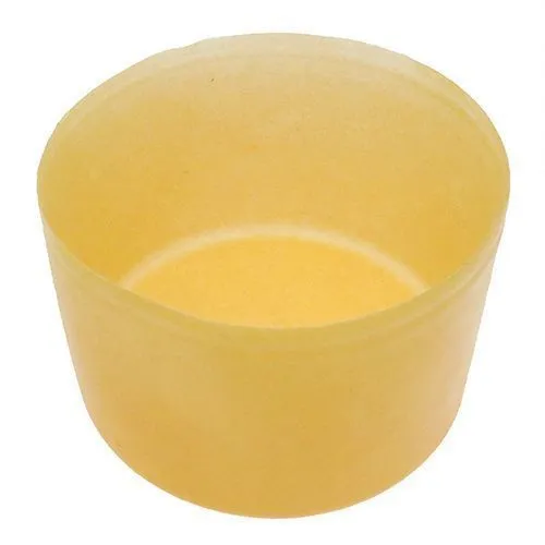 88.9mm Pipe End Caps, 60mm Height, Yellow Polyethylene