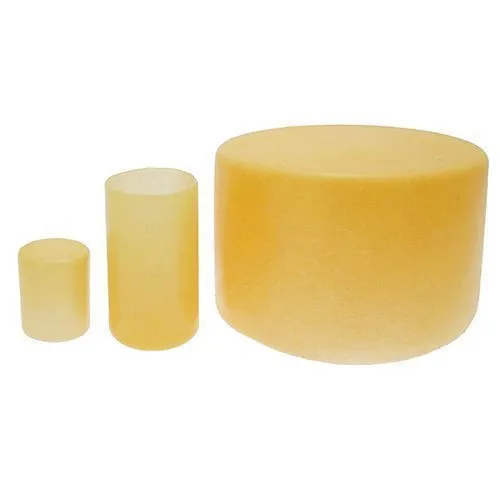 177.8mm Pipe End Caps, 65mm Height, Yellow Polyethylene