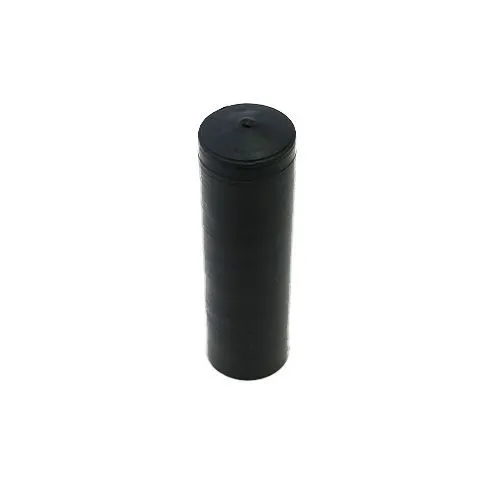 20mm Pipe End Caps, 76mm Height, Black LDPE