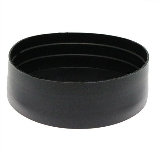 25mm x 23mm Pipe End Cap (Black) | LDPE