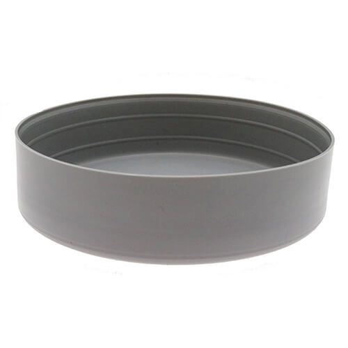 59mm Pipe End Caps, 25mm Height, Grey LDPE