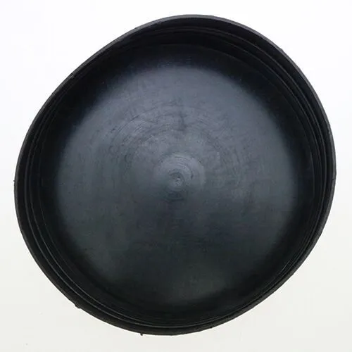 85mm Pipe End Caps, 25mm Height, Black LDPE