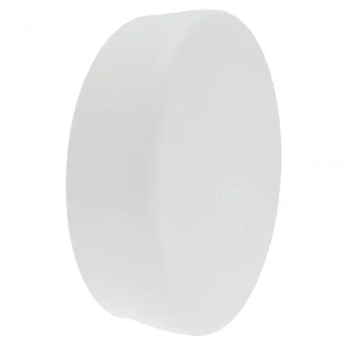 85mm Pipe End Caps, 82mm Height, Natural LDPE