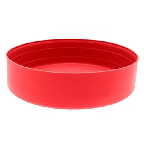 117mm Pipe End Caps, 30mm Height, Red LDPE