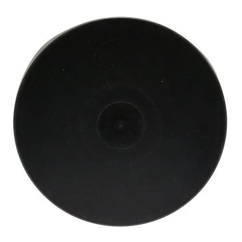 190mm Pipe End Caps, 24mm Height, Black LDPE