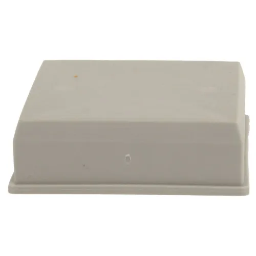 45mm x 45mm Square Tube End Plug - 13mm Height (Black) LDPE