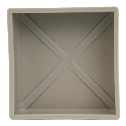 45mm x 45mm Square Tube End Plug - 13mm Height (Black) LDPE