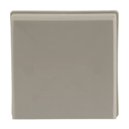 45mm x 45mm Square Tube End Plug - 13mm Height (Black) LDPE