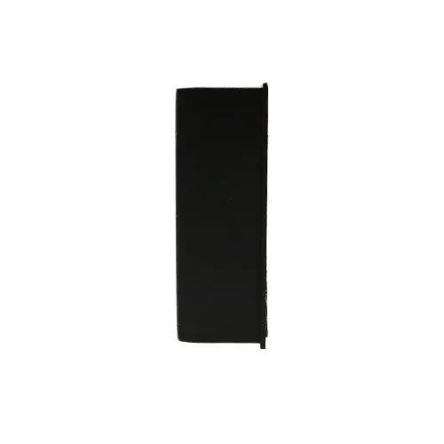 60mm x 60mm Square Tube End Plug - 23mm Height (Black) LDPE