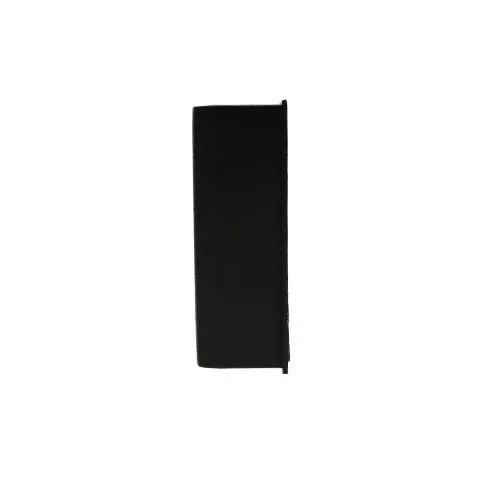 25mm x 33mm Rectangular Tube End Plug - 13mm Height (Black) LDPE