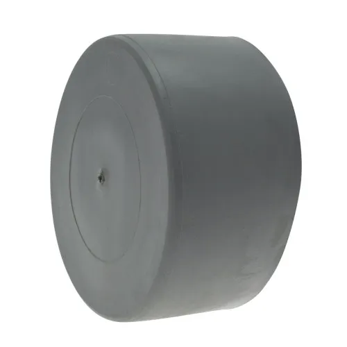 101.6mm x 40mm Pipe End Cap (Grey) 2mm Wall | LDPE