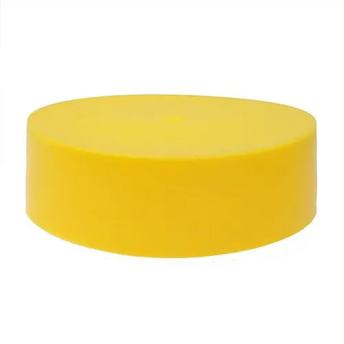 110mm Pipe End Caps, 34.6mm Height, Yellow LDPE