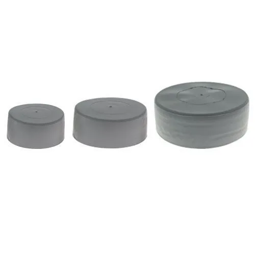 168.3mm x 34mm Pipe End Cap (Grey) 2mm Wall | LDPE