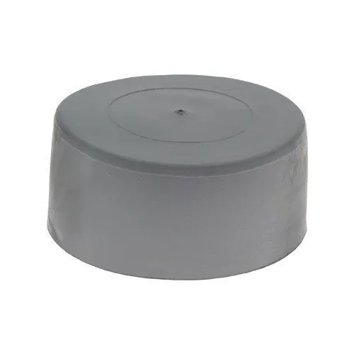 193.7mm x 40mm Pipe End Cap (Grey) 2mm Wall | LDPE