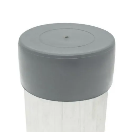 210mm x 40mm Pipe End Cap (Grey) 2mm Wall | LDPE