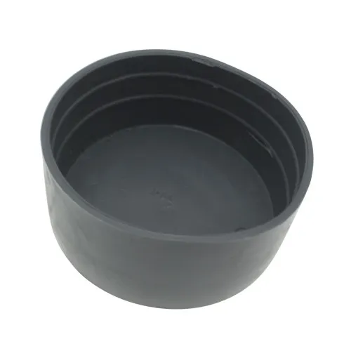 210mm Pipe End Caps, 40mm Height, Grey LDPE