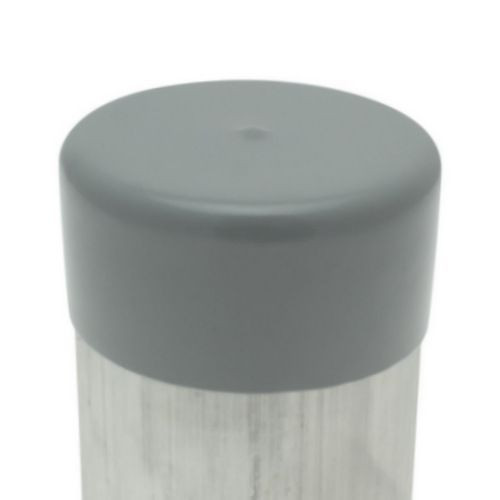 50.8mm x 25.4mm Pipe End Cap (Grey) 2mm Wall | PVC