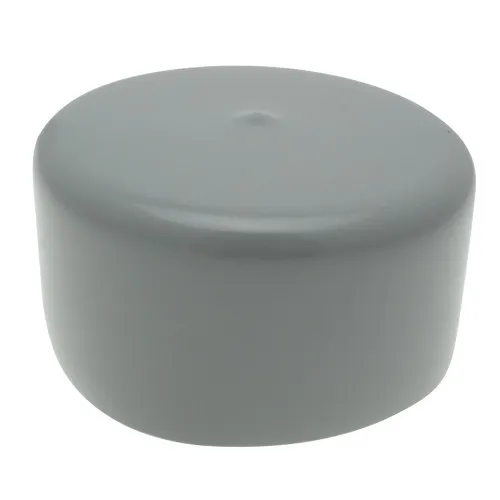 50.8mm x 25.4mm Pipe End Cap (Grey) 2mm Wall | PVC