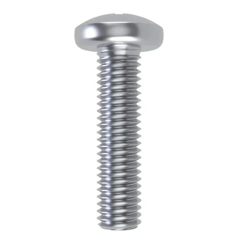 M2.5 x 25mm Phillips Pan Head Machine Screw (DIN 7985H) | BZP Steel