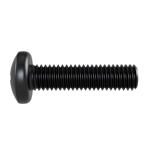 M3 x 10mm Phillips Pan Head Machine Screw DIN 7985H - Black Zinc | Vital Parts