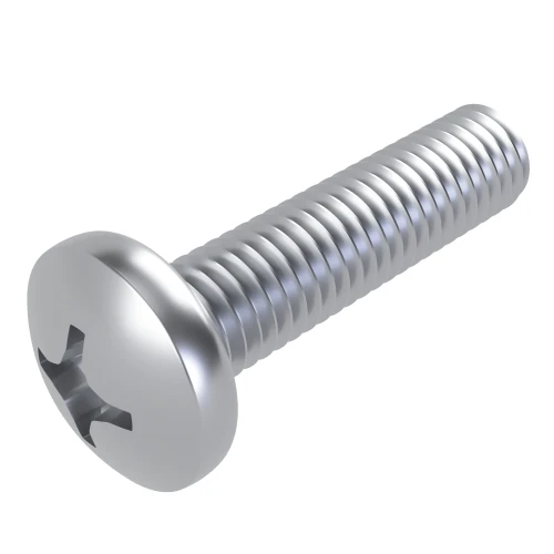 M5 x 30mm Phillips Pan Head Machine Screw DIN 7985H - BZP | Vital Parts