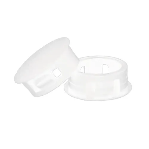 13mm White Blanking Plug (14.3mm Head) Nylon
