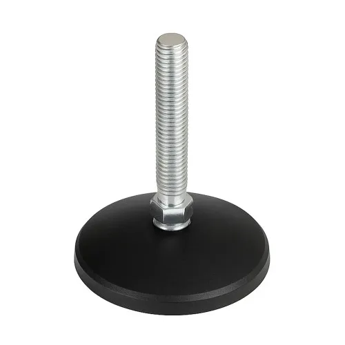 M16 x 100mm Tilting Adjustable Foot - 80mm Base | 900kg Load