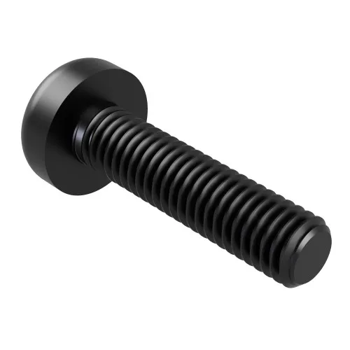 M4 x 20mm Pozi Pan Head Machine Screw (DIN 7985Z) | Black Zinc