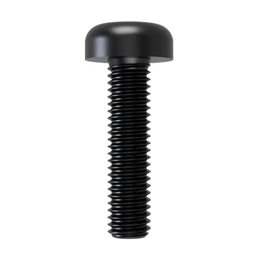 M4 x 30mm Pozi Pan Head Machine Screw (DIN 7985Z) | Black Zinc