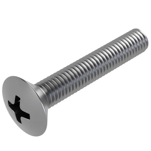 M2 x 10mm Phillips Raised Countersunk Screw (DIN 966H) | Marine Grade A4 Stainless Steel