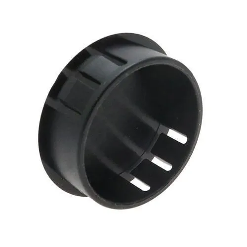 22mm Black Blanking Plug (25.9mm Head) Nylon