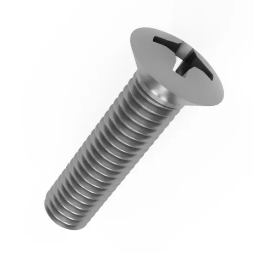 M4 x 10mm Phillips Raised Countersunk Screw (DIN 966H) | Marine Grade A4 Stainless Steel