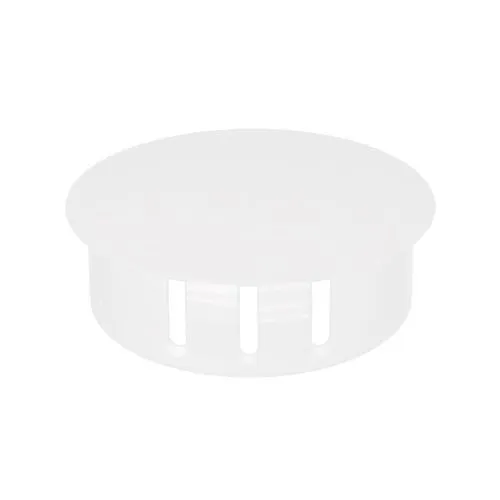 25mm White Blanking Plug (29.8mm Head) Nylon