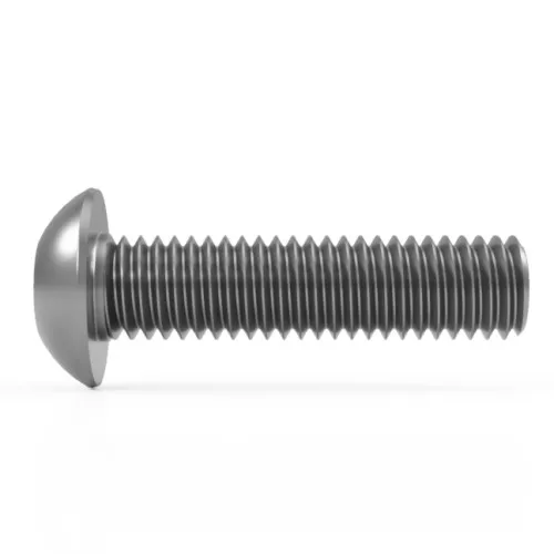 M4 x 10mm - Pin Hex Socket Button Screws ISO 7380 - A2 Stainless Steel