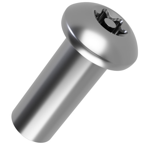 M8 x 16mm Pin Torx Button Head Barrel Nut (T40) | A2 Stainless Steel