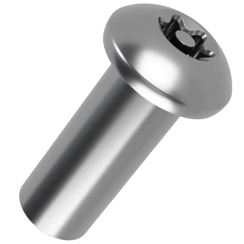 M8 x 16mm Pin Torx Button Head Barrel Nut (T40) | A2 Stainless Steel