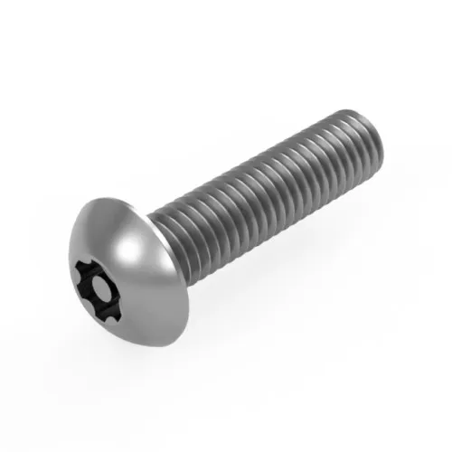 M5 x 16mm Security Pin Torx Button Head Screw (T25) | Tamper Resistant A2 Stainless Steel