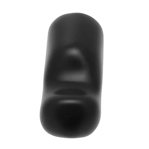 20.6mm x 13mm PVC Pull Tab Cap - Black | Flexible End Cap