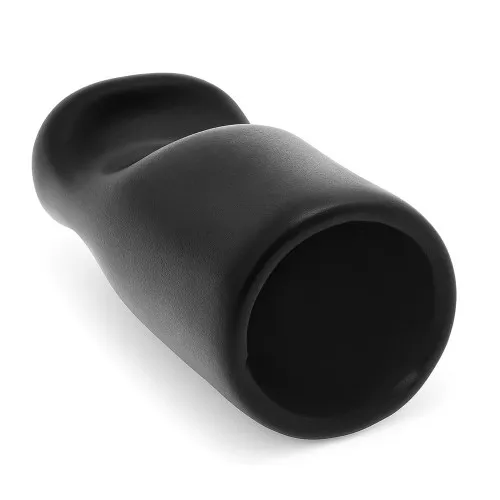 22mm x 25mm PVC Pull Tab Cap - Black | Flexible End Cap
