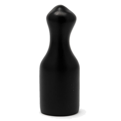 23.8mm x 25mm PVC Pull Tab Cap - Black | Flexible End Cap