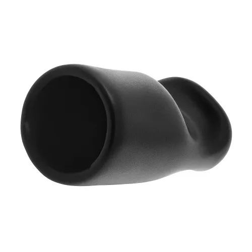 34.9mm x 38mm PVC Pull Tab Cap - Black | Flexible End Cap