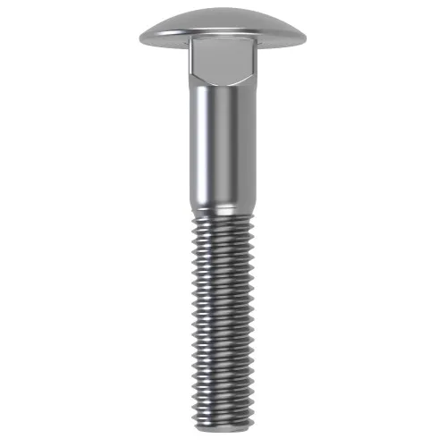 M12 x 240mm Coach Bolt - Part Threaded (DIN 603) | A2 Stainless Steel